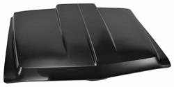 Hood, Steel, 1969-72 GM Truck/Suburban/Blazer, w/o Emblem Holes, w/2" Cowl Ind.