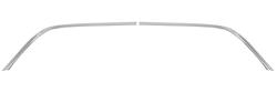 Molding, Rear Window Reveal, 1978-87 El Camino, Upper/Side, Aluminum, Pair