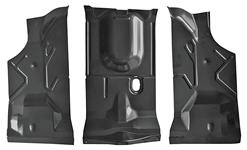 Floor Pans, Trunk, 1973-77 A-Body, 3-Piece Set