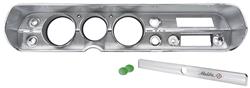 Dash Chrome Kit, 1965 Chevelle Malibu SS w/AC, Complete