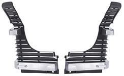 Grille Extensions, 1969 Chevelle & El Camino, Malibu, Custom Chrome, Pair