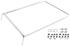 1968-72 El Camino Bed Molding Kit with Rear Corner Tail Lamp Moldings