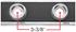 Dash Chrome Kit, 1967 Super Sport 396 w/o AC, w/Upper Dash Strip