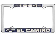 License Plate Frame, 1964 El Camino