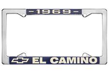 License Plate Frame, 1969 El Camino
