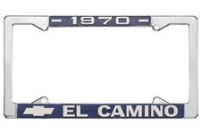 License Plate Frame, 1970 El Camino