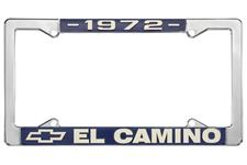License Plate Frame, 1972 El Camino