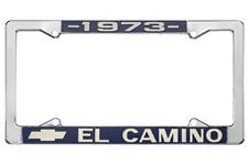 License Plate Frame, 1973 El Camino