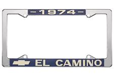 License Plate Frame, 1974 El Camino