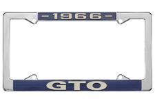 License Plate Frame, 1966 GTO