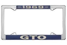 License Plate Frame, 1969 GTO