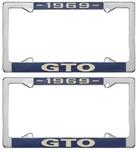 License Plate Frame, 1969 GTO