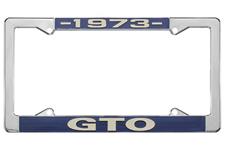 License Plate Frame, 1973 GTO