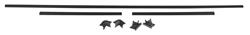 Headliner Trim Set, Rear Window, 1964-65 Chevelle 2-door Hardtop, 7 Pieces