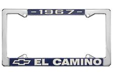 License Plate Frame, 1967 El Camino