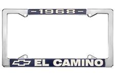 License Plate Frame, 1968 El Camino